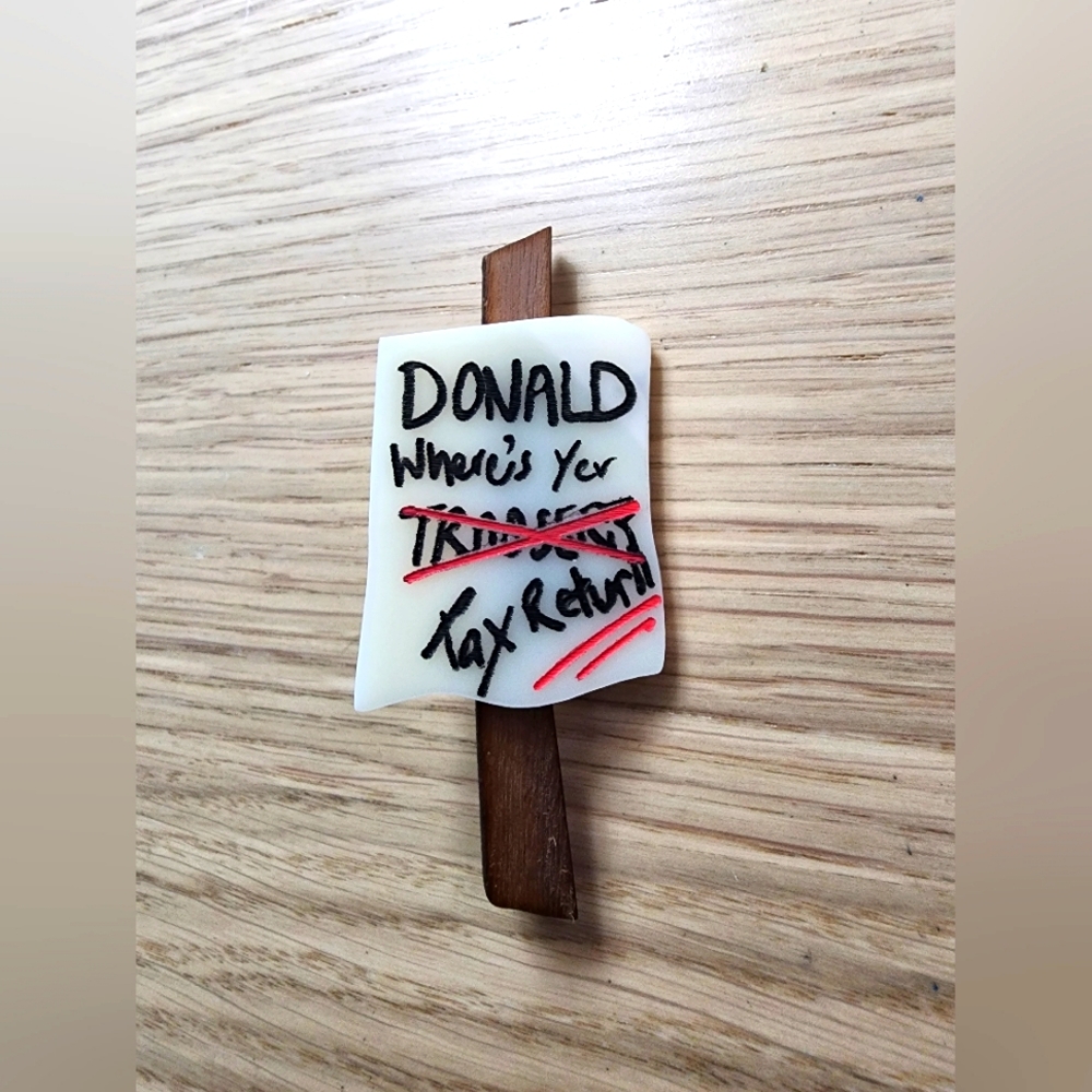 Protest Tr*mp brooch